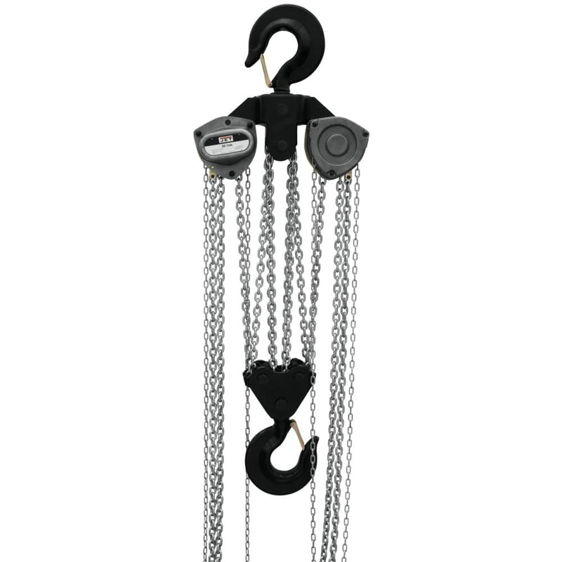 Jet JT9-102020 L-100-2000WO-10 20-Ton Hand Chain Hoist 10' Lift, Overload Protection
