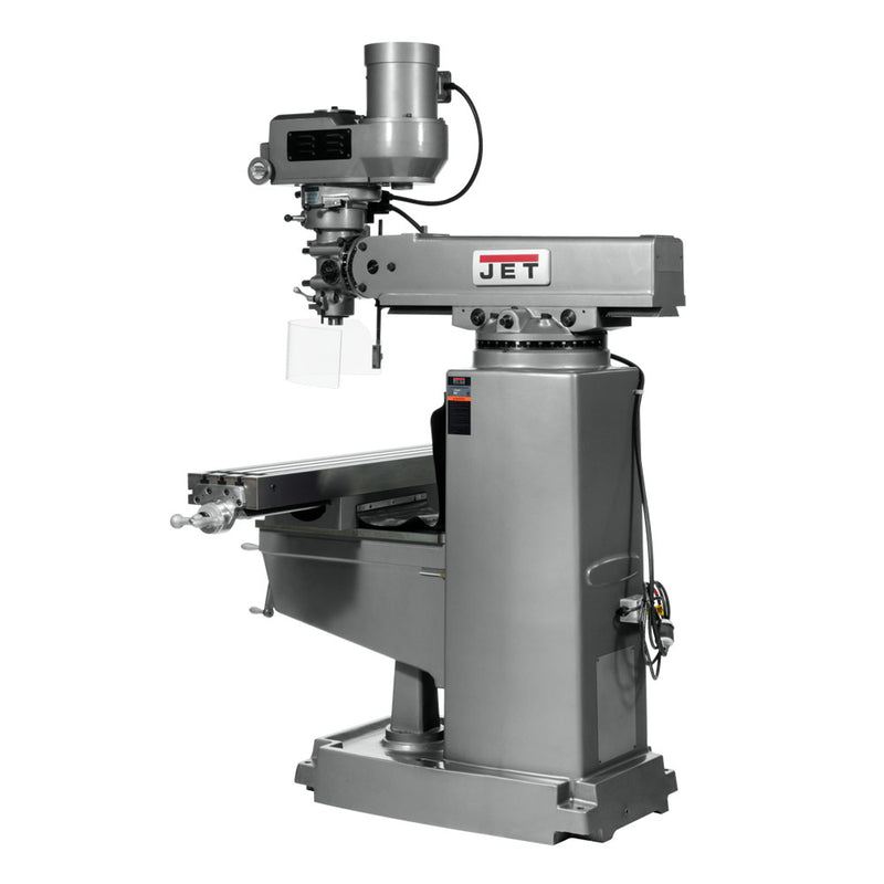 Jet 690214 JTM-1050 Mill With ACU-RITE 200S DRO With X and Y-Axis Powerfeeds