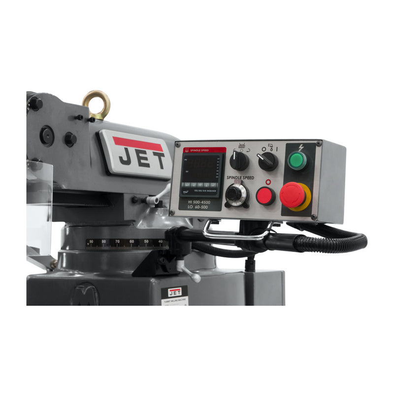 Jet 690521 JTM-949EVS Mill With Acu-Rite 200S DRO With X-Axis Powerfeed and Air Powered Drawbar