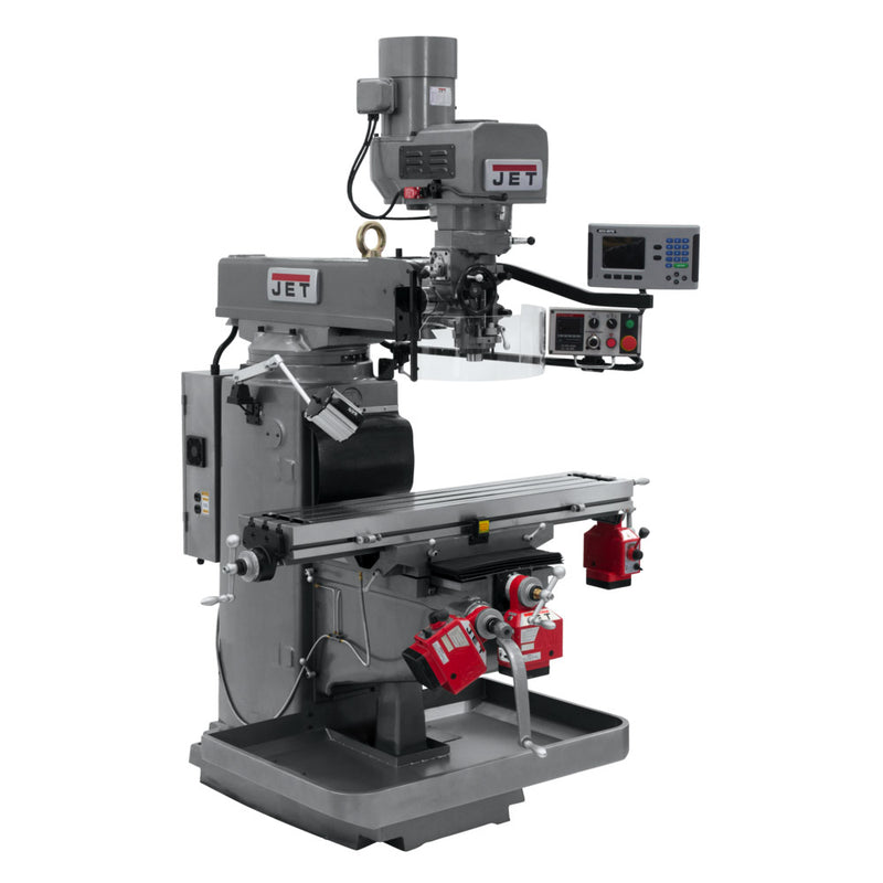 Jet 690623 JTM-1050EVS2/230 Mill With Acu-Rite 200S DRO With X, Y and Z-Axis Powerfeeds