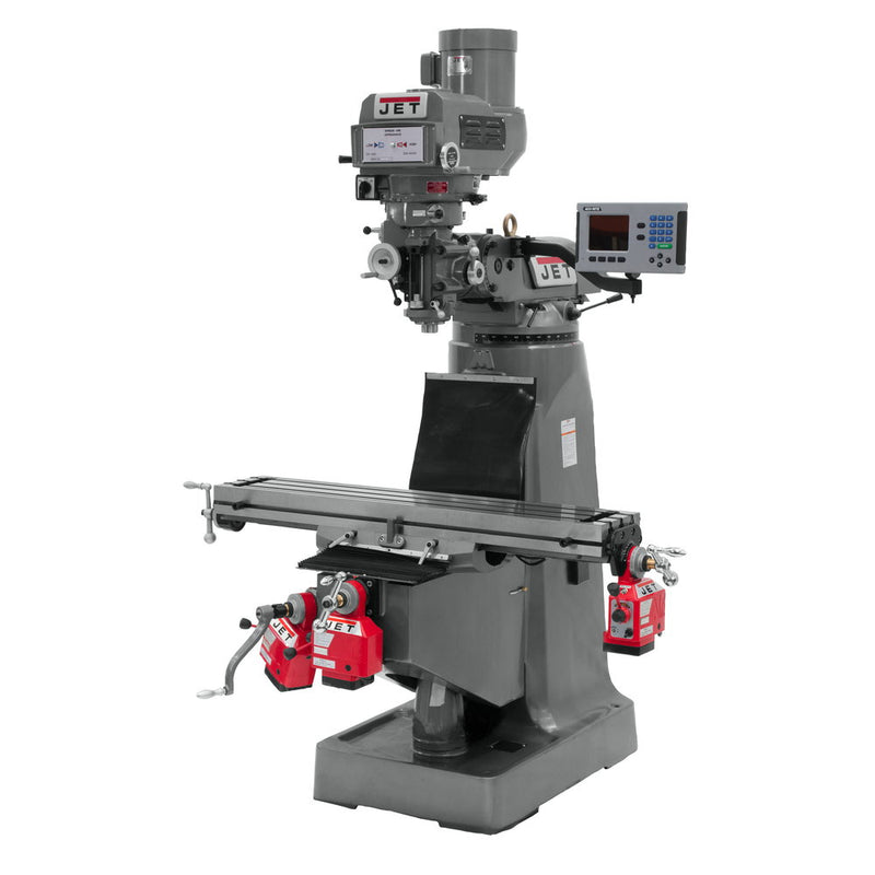 Jet 690099 JTM-4VS Mill With ACU-RITE 200S DRO With X, Y and Z-Axis Powerfeeds
