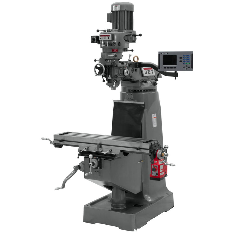 Jet 690114 JTM-2 Mill With ACU-RITE 200S DRO and X-Axis Powerfeed