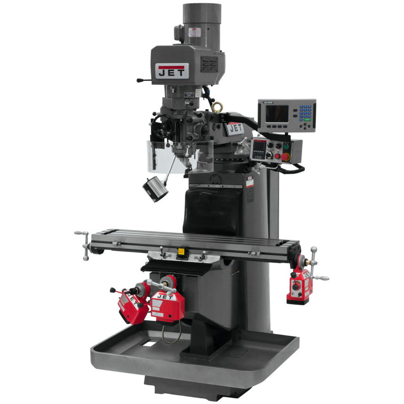Jet 690524 JTM-949EVS Mill With Acu-Rite 200S DRO With X, Y and Z-Axis Powerfeeds