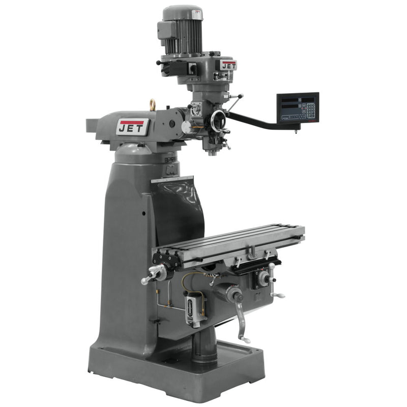 Jet 691228 JVM-836-1 Mill With 3-Axis Newall DP700 DRO (Knee)