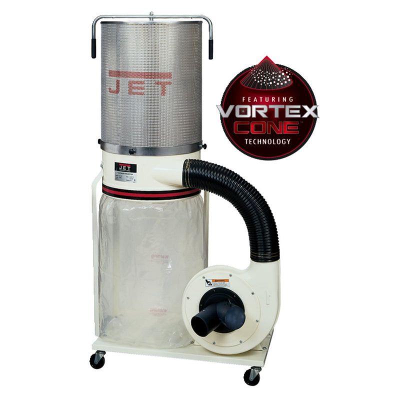 Jet 710702K DC-1200VX-CK1 Dust Collector, 2HP 1PH 230V, 2-Micron Canister Kit
